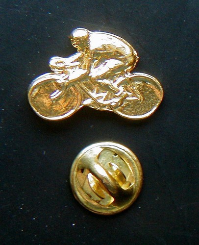 Spilla dorata sport - dorata, ciclismo