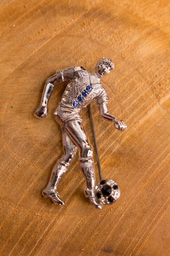 Vintage spilla calcio - vintage,