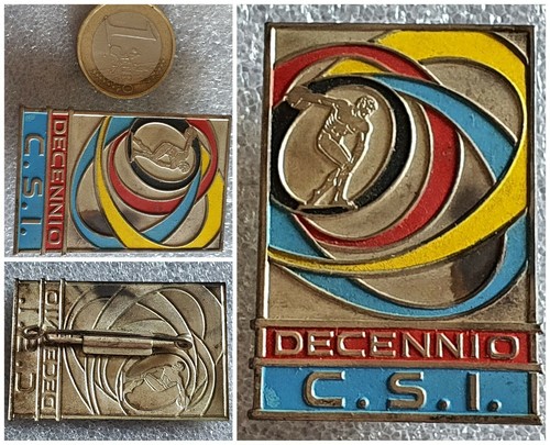 Distintivo decennio csi spilla - csi,